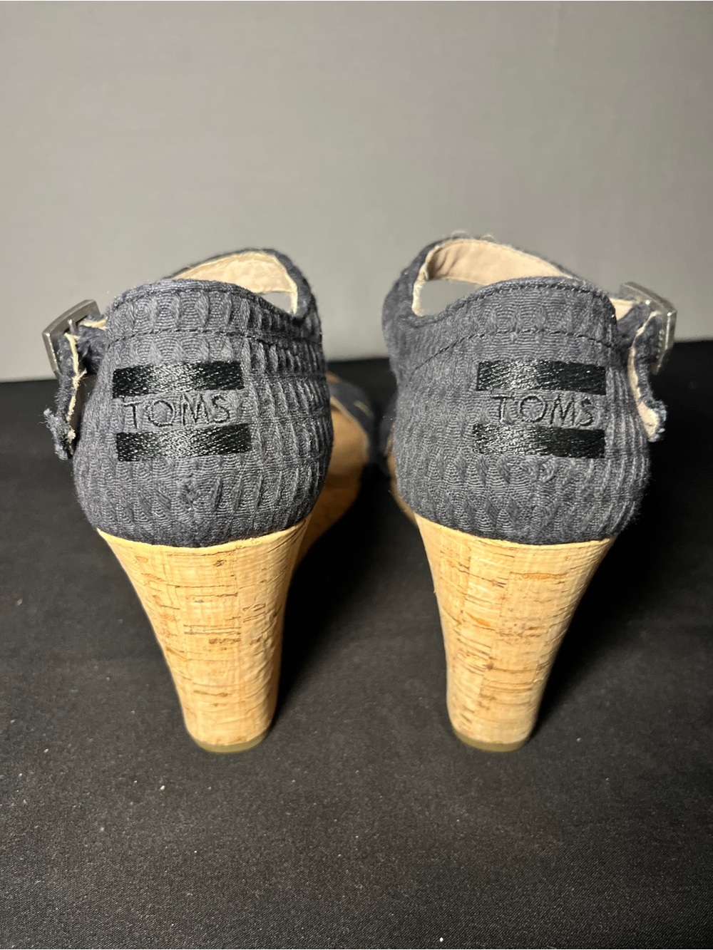 TOMS New Clarissa women's wedge sandals size 6.5 - Picture 3 of 4